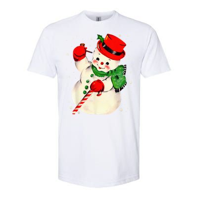 Festive Snowman Family Pajama Set Hilarious Christmas Vintage Softstyle CVC T-Shirt