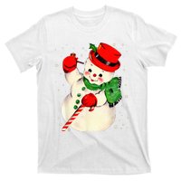 Festive Snowman Family Pajama Set Hilarious Christmas Vintage T-Shirt