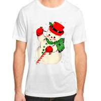 Festive Snowman Family Pajama Set Hilarious Christmas Vintage Adult ChromaSoft Performance T-Shirt