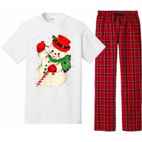 Festive Snowman Family Pajama Set Hilarious Christmas Vintage Pajama Set