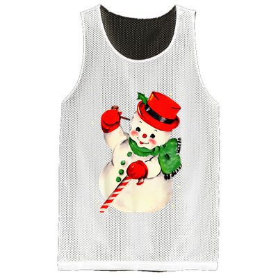 Festive Snowman Family Pajama Set Hilarious Christmas Vintage Mesh Reversible Basketball Jersey Tank