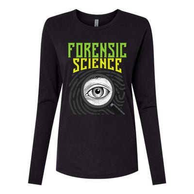 Forensic Science Forensics Forensic Scientist Criminology Womens Cotton Relaxed Long Sleeve T-Shirt