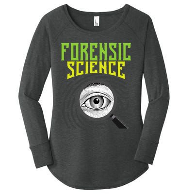 Forensic Science Forensics Forensic Scientist Criminology Women's Perfect Tri Tunic Long Sleeve Shirt