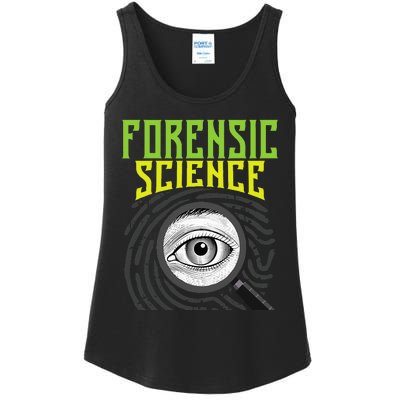 Forensic Science Forensics Forensic Scientist Criminology Ladies Essential Tank