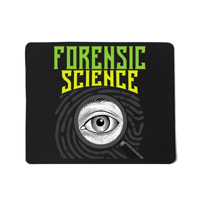 Forensic Science Forensics Forensic Scientist Criminology Mousepad