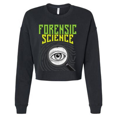 Forensic Science Forensics Forensic Scientist Criminology Cropped Pullover Crew