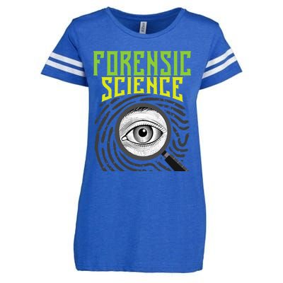 Forensic Science Forensics Forensic Scientist Criminology Enza Ladies Jersey Football T-Shirt