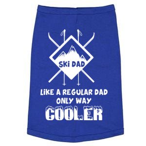 Funny Skiing Father Ski Dad Gift Doggie Tank