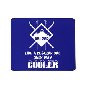 Funny Skiing Father Ski Dad Gift Mousepad