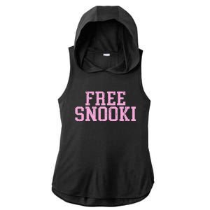 Free Snooki Ladies PosiCharge Tri-Blend Wicking Draft Hoodie Tank