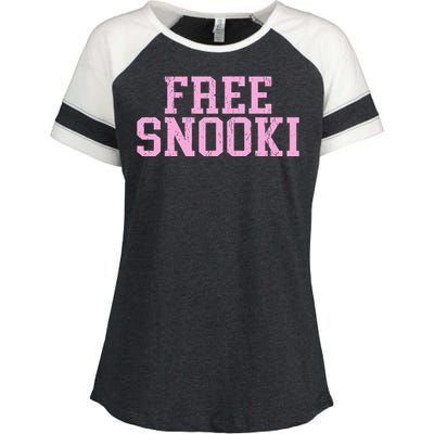 Free Snooki Enza Ladies Jersey Colorblock Tee