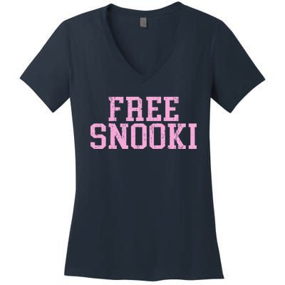 Free Snooki Women's V-Neck T-Shirt