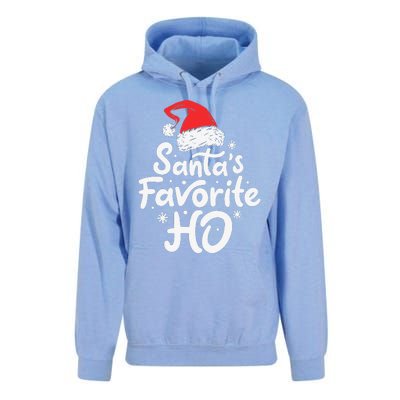 Funny SantaS Favorite Ho Funny Christmas Xmas Santa Hat Unisex Surf Hoodie