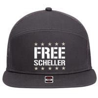Free Scheller 7 Panel Mesh Trucker Snapback Hat