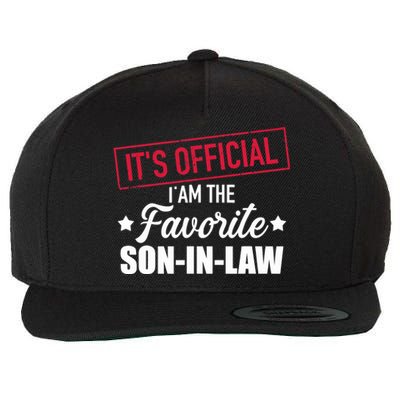 Favorite Soninlaw From Motherinlaw Or Fatherinlaw Wool Snapback Cap