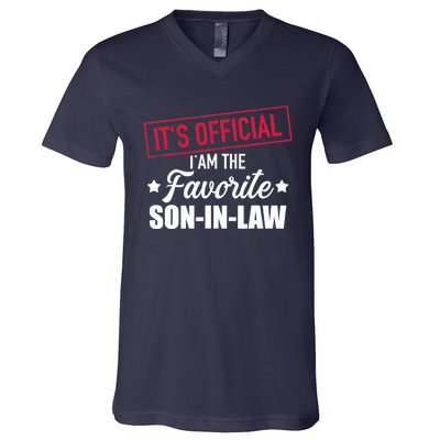 Favorite Soninlaw From Motherinlaw Or Fatherinlaw V-Neck T-Shirt