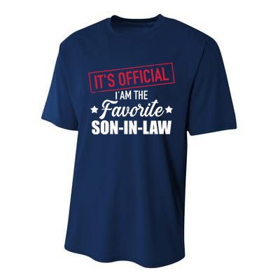 Favorite Soninlaw From Motherinlaw Or Fatherinlaw Performance Sprint T-Shirt