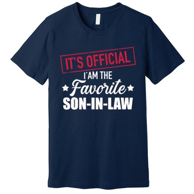 Favorite Soninlaw From Motherinlaw Or Fatherinlaw Premium T-Shirt