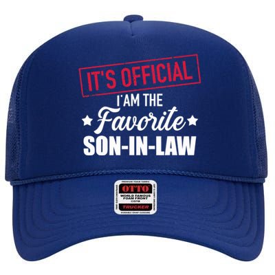 Favorite Soninlaw From Motherinlaw Or Fatherinlaw High Crown Mesh Back Trucker Hat