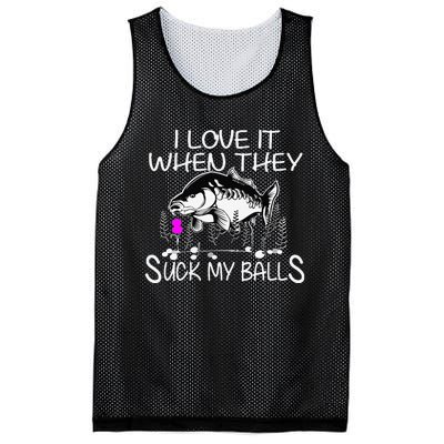 Funny Smutty Fisher Carp Fishing Mesh Reversible Basketball Jersey Tank