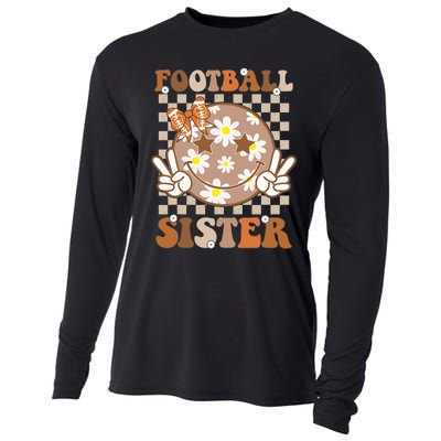 Football Sister For Sport Lover Cooling Performance Long Sleeve Crew