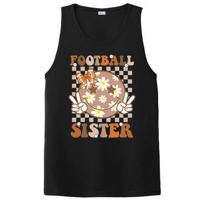 Football Sister For Sport Lover PosiCharge Competitor Tank