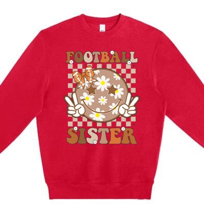 Football Sister For Sport Lover Premium Crewneck Sweatshirt