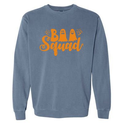 Funny Spooky Family Halloween Season Boo Squad Matching Idea Great Gift Garment-Dyed Sweatshirt