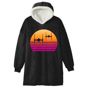 Fighter Sunset Hooded Wearable Blanket