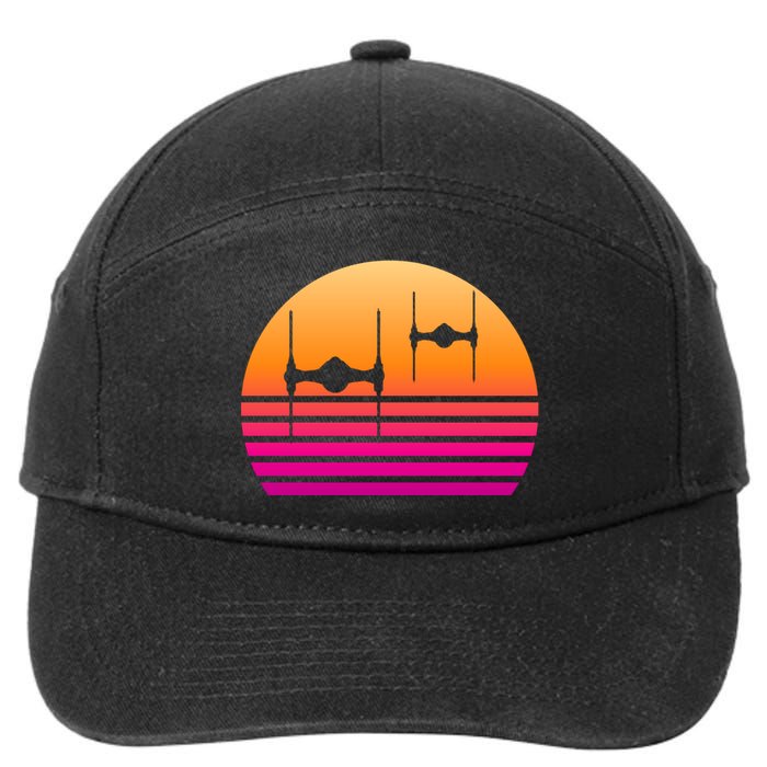 Fighter Sunset 7-Panel Snapback Hat