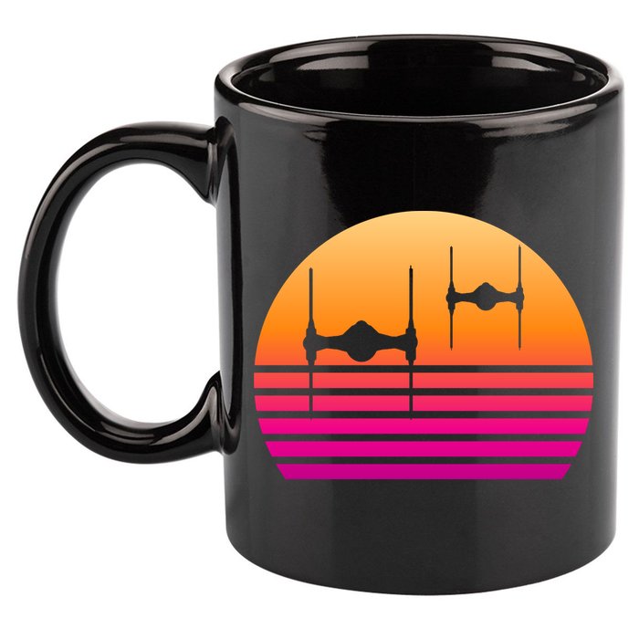 Fighter Sunset 11oz C Handle Ceramic Mug