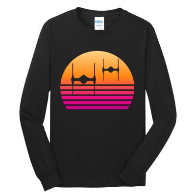 Fighter Sunset Tall Long Sleeve T-Shirt