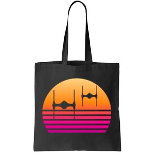 Fighter Sunset Tote Bag