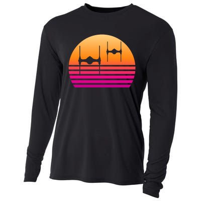 Fighter Sunset Cooling Performance Long Sleeve Crew