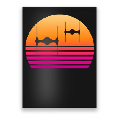 Fighter Sunset Poster