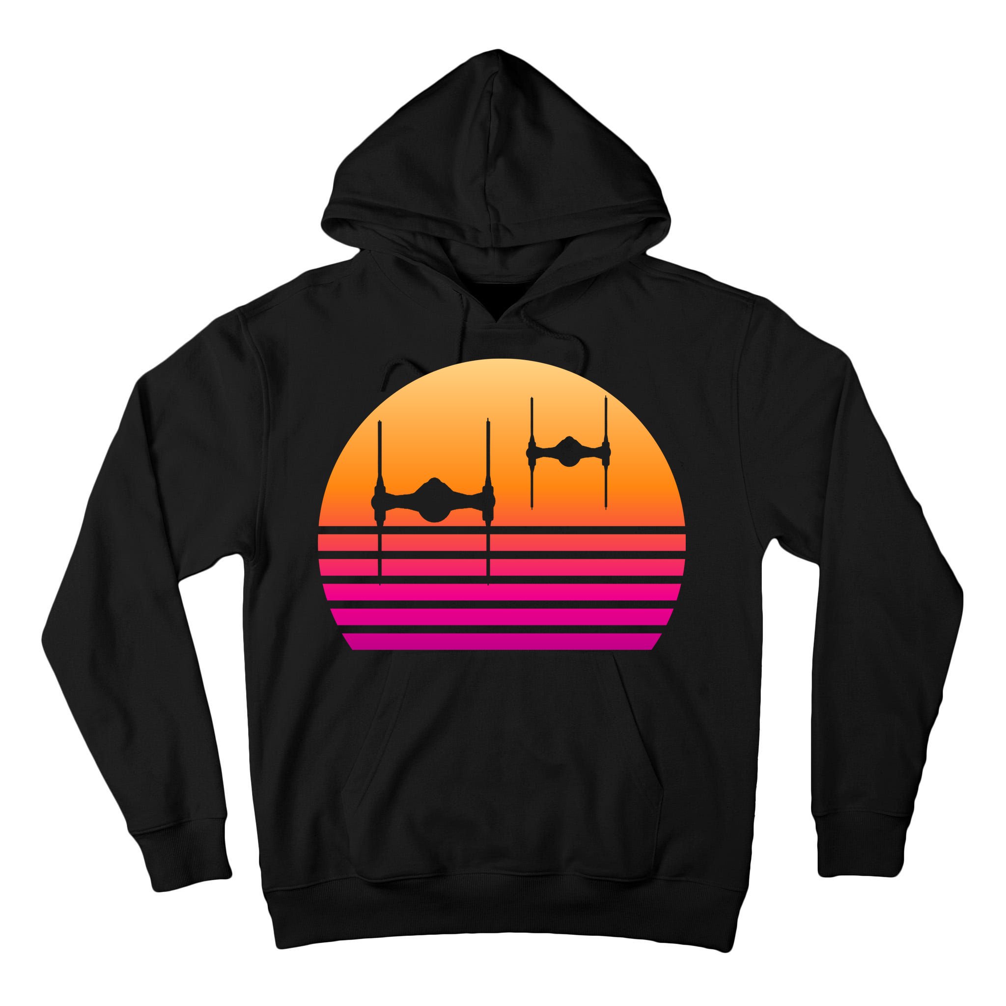 Fighter Sunset Tall Hoodie