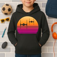 Fighter Sunset Kids Hoodie