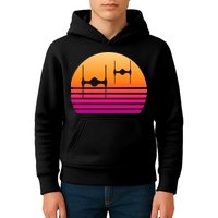Fighter Sunset Kids Hoodie