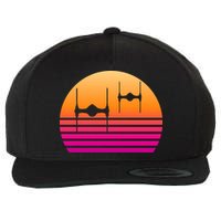 Fighter Sunset Wool Snapback Cap