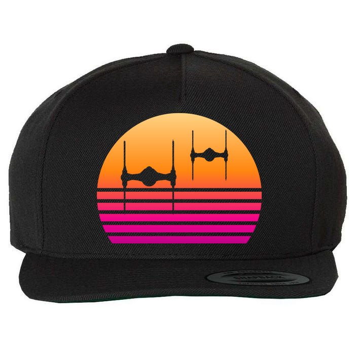 Fighter Sunset Wool Snapback Cap