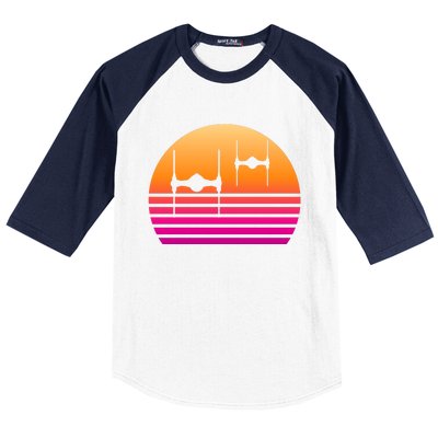 Fighter Sunset Baseball Sleeve Shirt