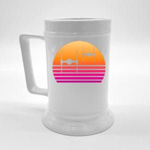 Fighter Sunset Beer Stein