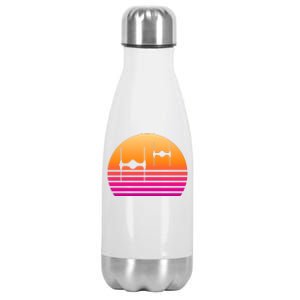 Fighter Sunset Stainless Steel Insulated Water Bottle