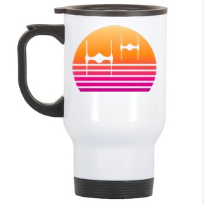 Fighter Sunset Stainless Steel Travel Mug