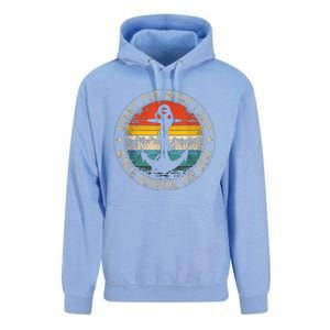 Funny Sorry For What I Said While Docking The Boat Unisex Surf Hoodie