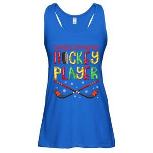 Funny SantaS Favourite Hockey Player Christmas Funny Gift Xmas Cool Gift Ladies Essential Flowy Tank