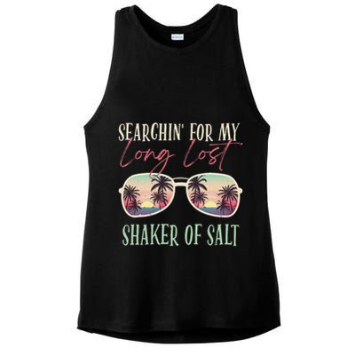 Funny Searching For My Long Lost Shaker Of Salt Shaker Ladies PosiCharge Tri-Blend Wicking Tank
