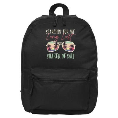 Funny Searching For My Long Lost Shaker Of Salt Shaker 16 in Basic Backpack