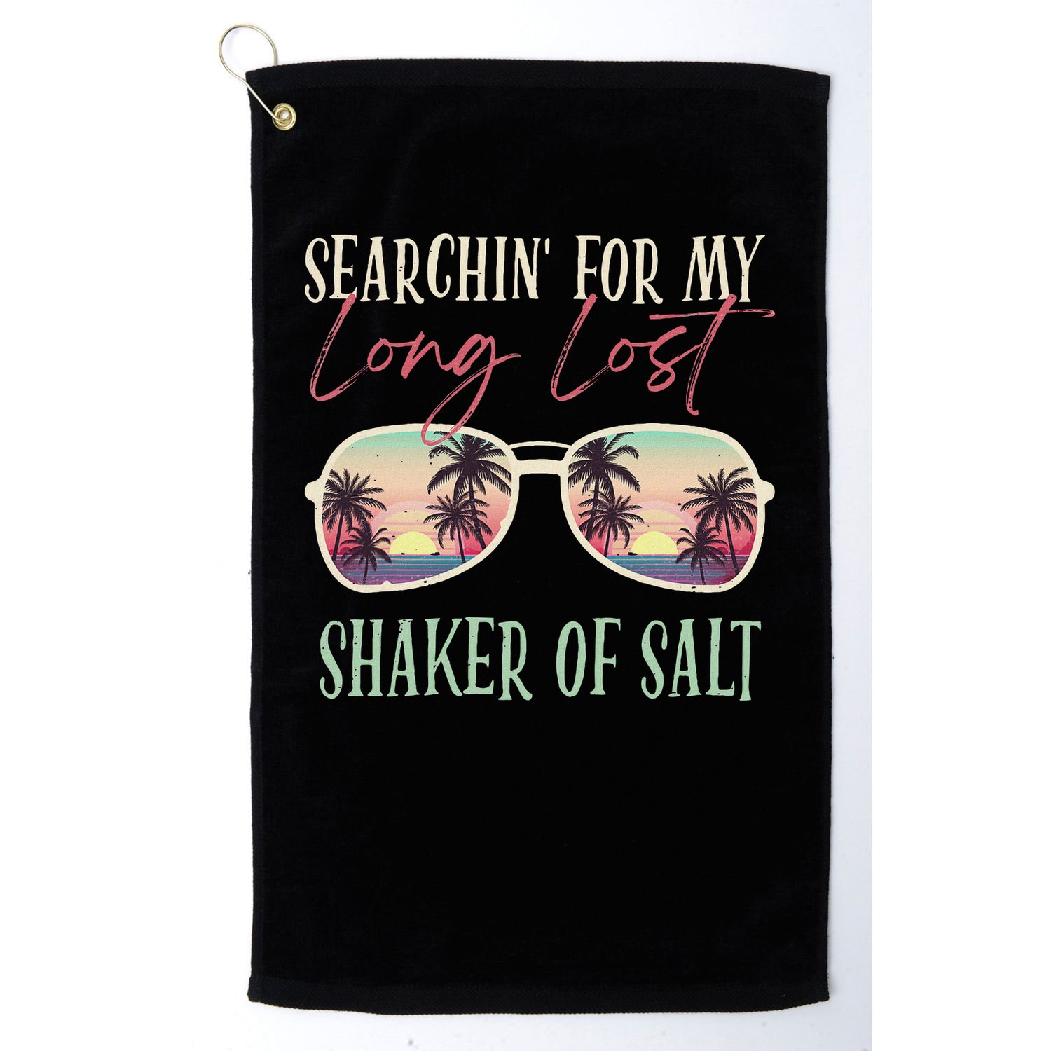 Funny Searching For My Long Lost Shaker Of Salt Shaker Golf Towel