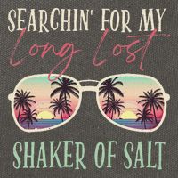 Funny Searching For My Long Lost Shaker Of Salt Shaker Cotton Canvas Backpack